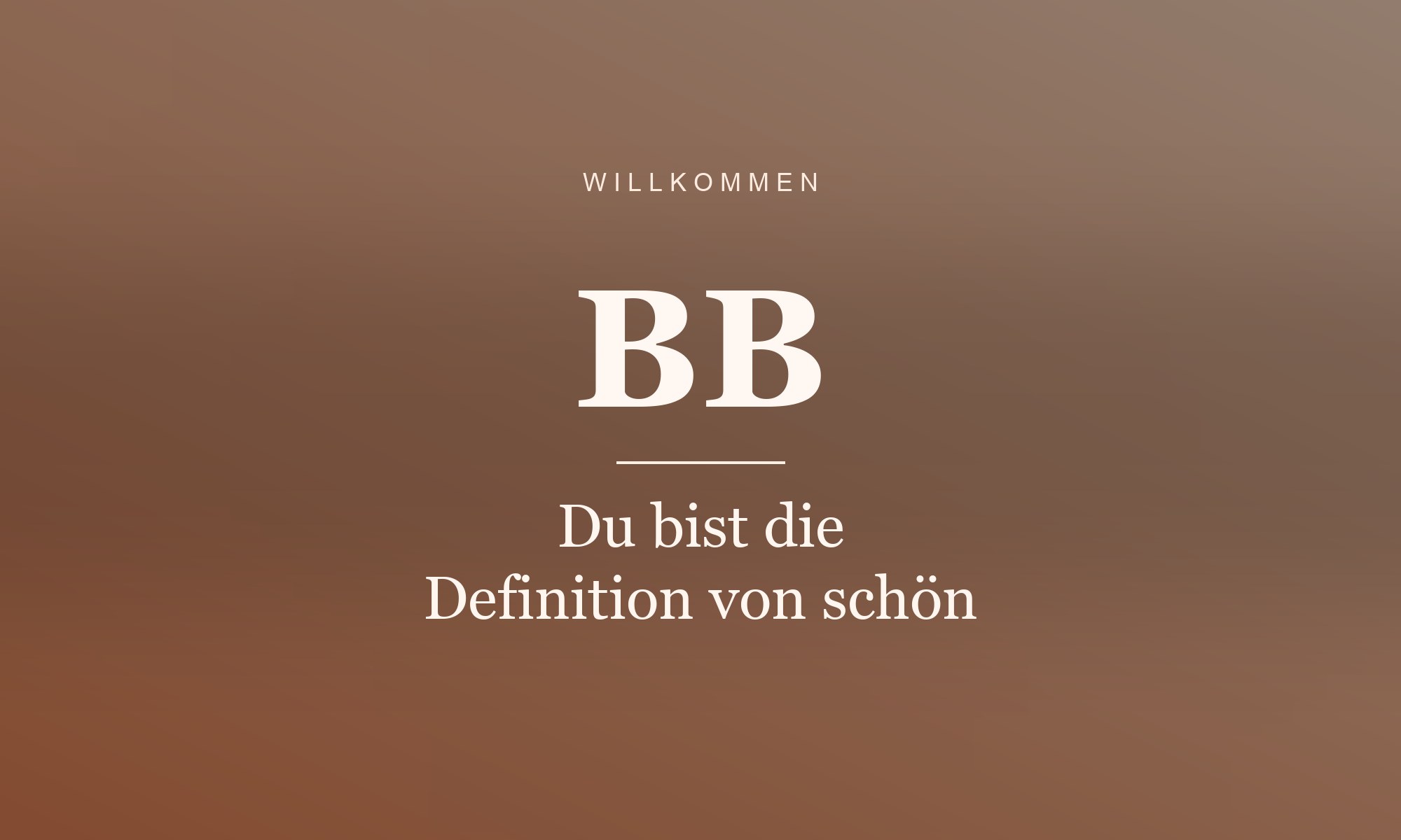 Du bist die Definition von schön – Beauty by Berna