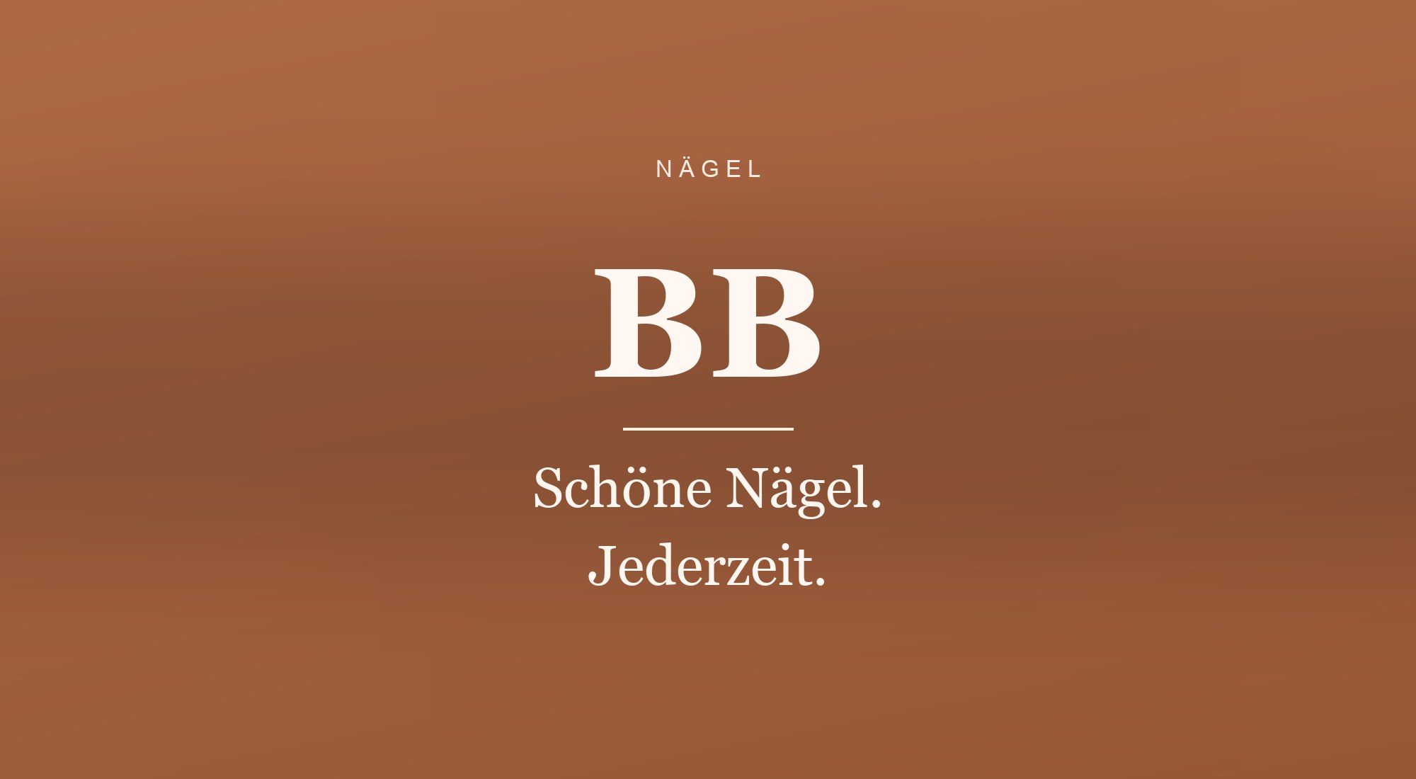 Schöne Nägel. Jederzeit.