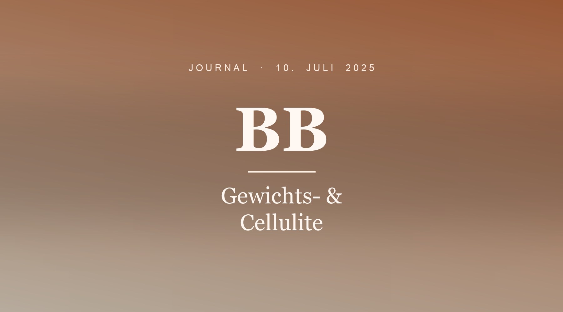 Gewichts- & Cellulite Behandlungen
