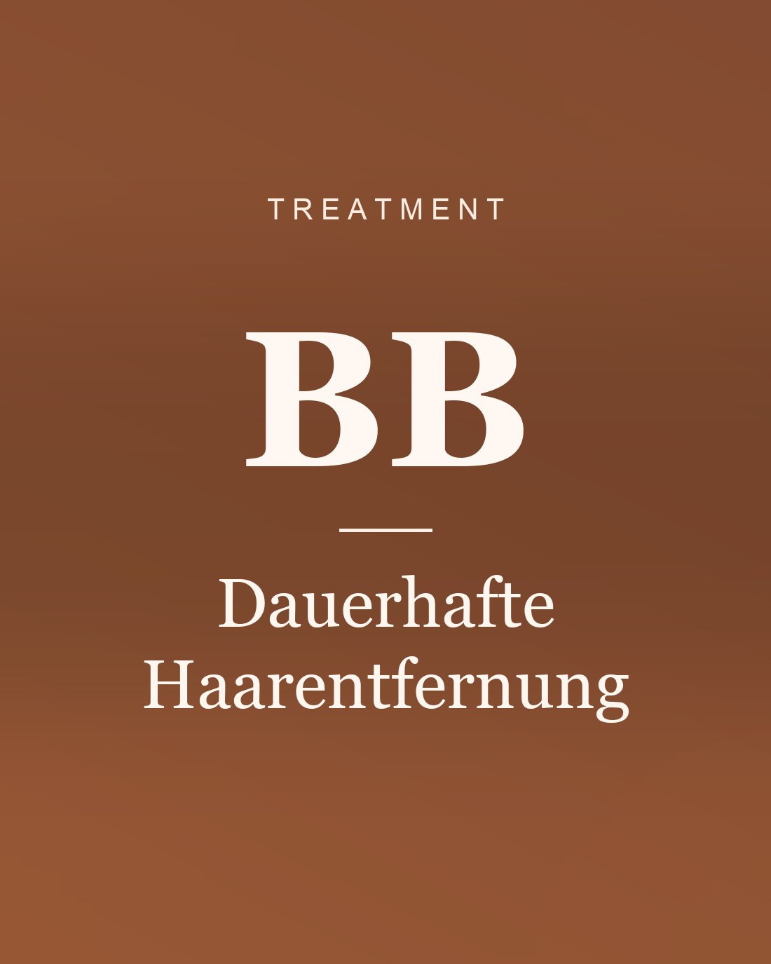 Dauerhafte Haarentfernung